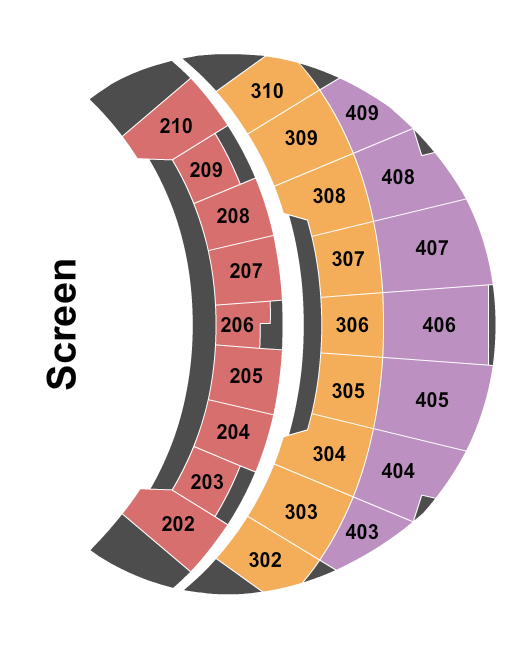 The Sphere Wizard of Oz Seating Chart